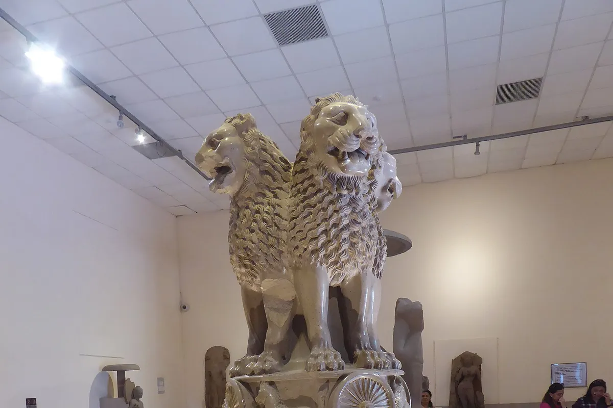 Lion Capital of Ashoka, Sarnath — India's national emblem